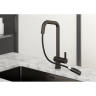 Смеситель кухонный GRANULA KS-7273 графит матовый 7273 GPAFIT MATOBYII